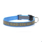 Embroidered Reflective Dog Collar