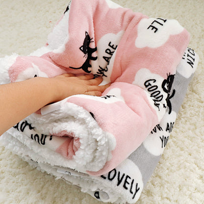 Premium Lambskin dog and cat Blanket