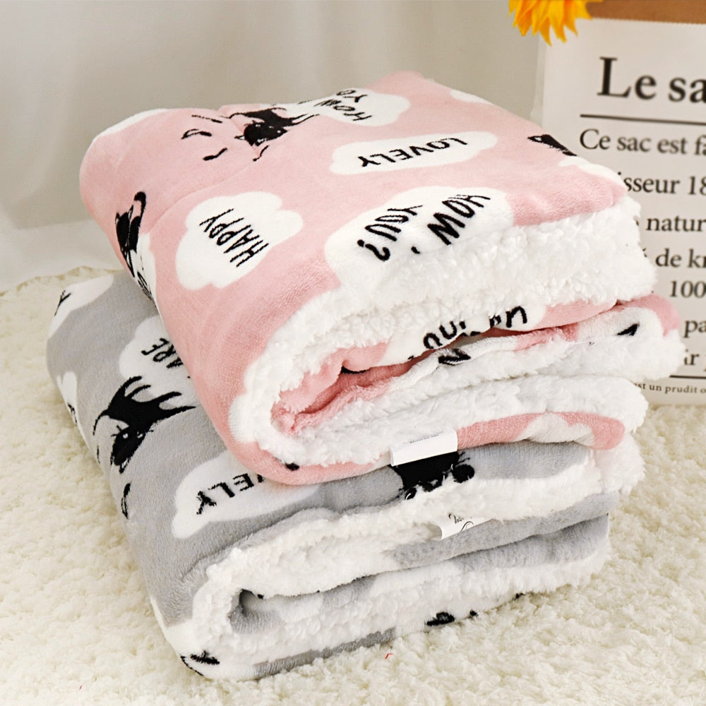 Premium Lambskin dog and cat Blanket