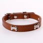Pet Dog Cat Leather Collar