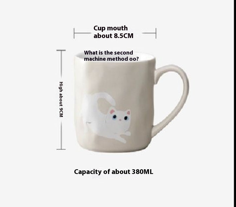 Irregular Pet Cartoon Shape Japanese Ceramic Mug