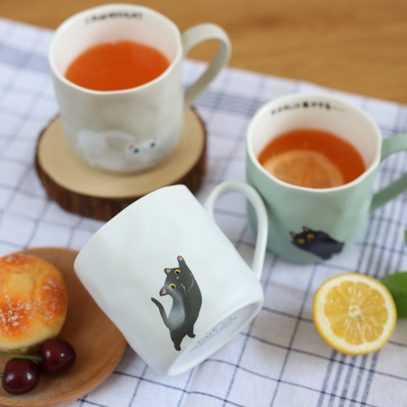 Irregular Pet Cartoon Shape Japanese Ceramic Mug