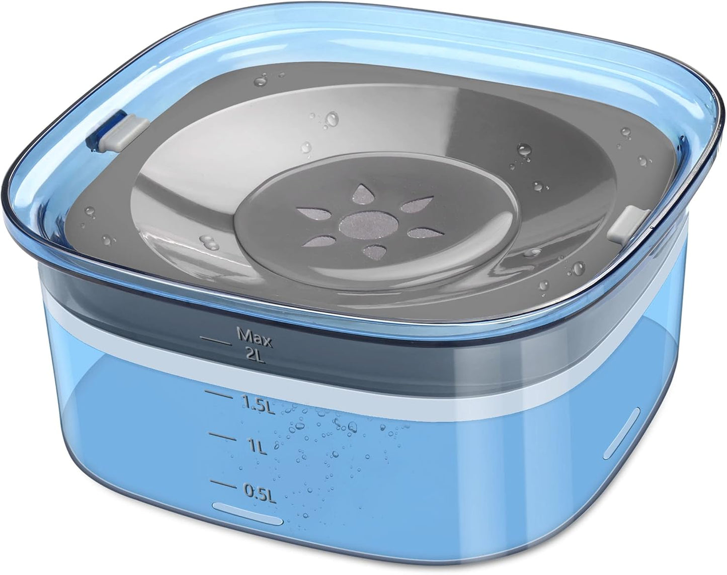 Dog Water Bowl 2L No Spill Dog Bowl