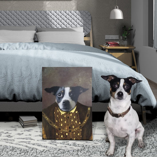 Personalized Pet Canvas Portrait Image
