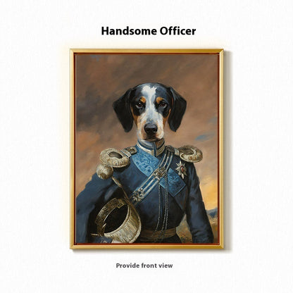 Custom Cat & Dog Oil Painting Pet Portrait Canvas Wall ArtHD