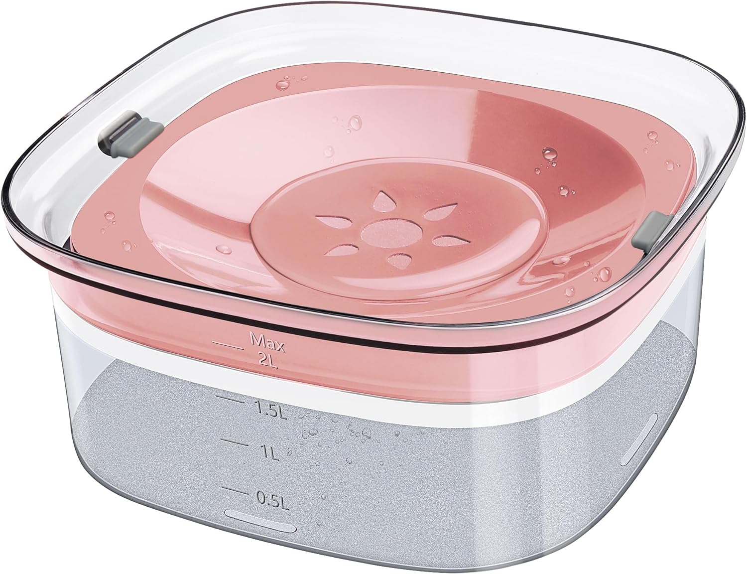 Dog Water Bowl 2L No Spill Dog Bowl