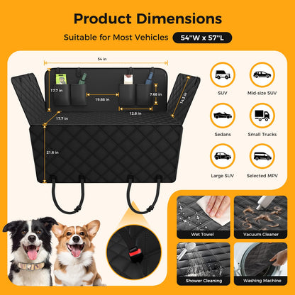 Dog Car Seat Cover For Back Seat