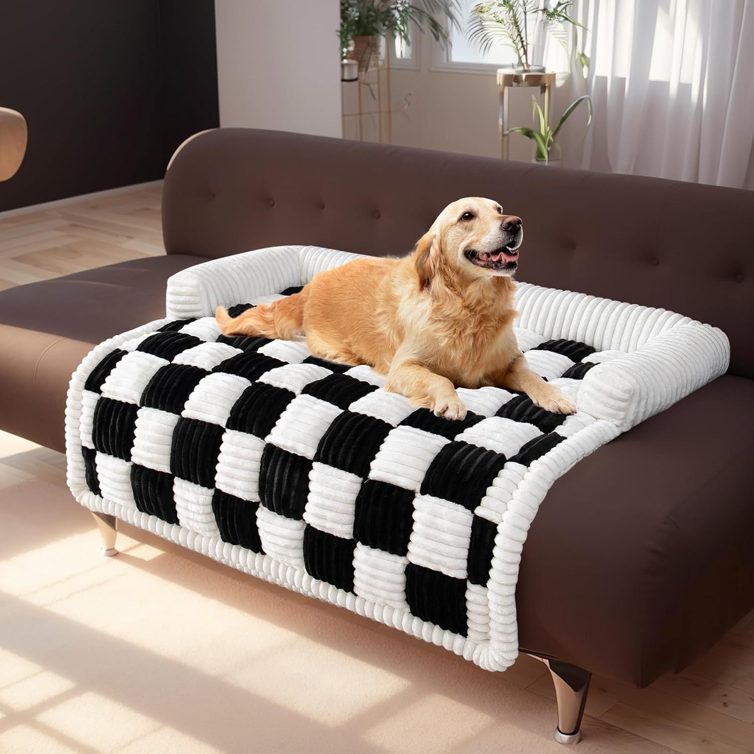 Luxury Plush Thickened Warm Pet Bed
