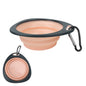Candy Color Dog Folding Bowl Outdoor Travel Pet Feeding