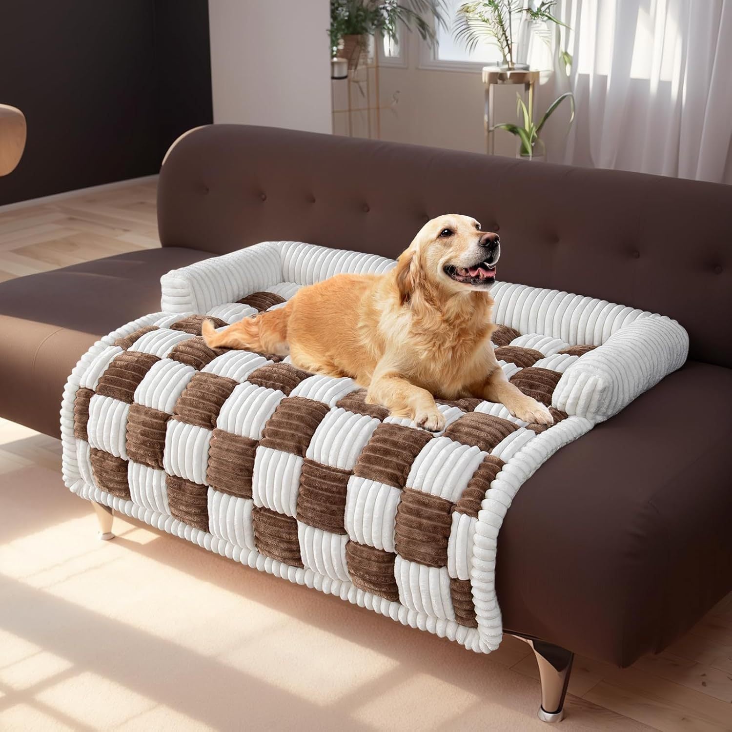 Luxury Plush Thickened Warm Pet Bed