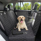 Dog Car Seat Cover Black And Orange Colorway