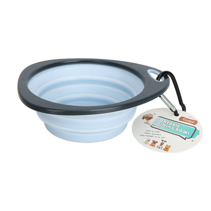 Candy Color Dog Folding Bowl Outdoor Travel Pet Feeding