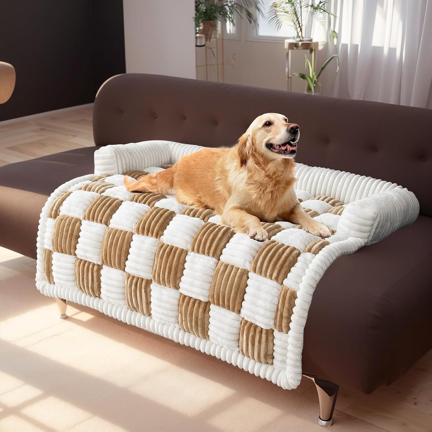 Luxury Plush Thickened Warm Pet Bed