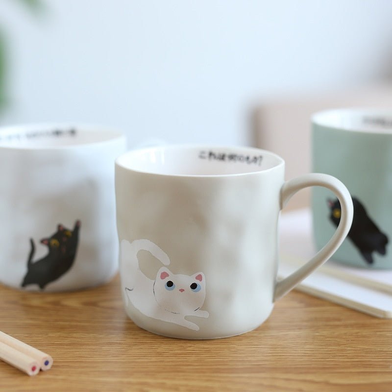 Irregular Pet Cartoon Shape Japanese Ceramic Mug